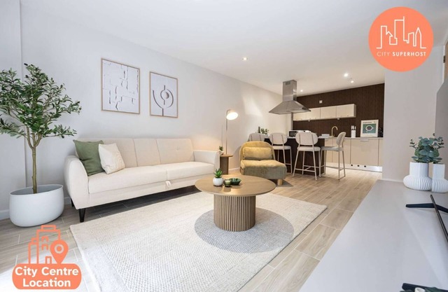 2 Bed Central Flat, Free Parking By City SuperHost