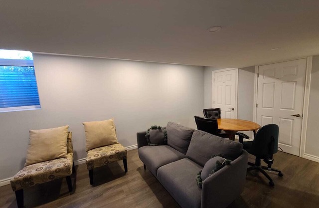 2 Bedrooms Separate Entry Basement Apartment