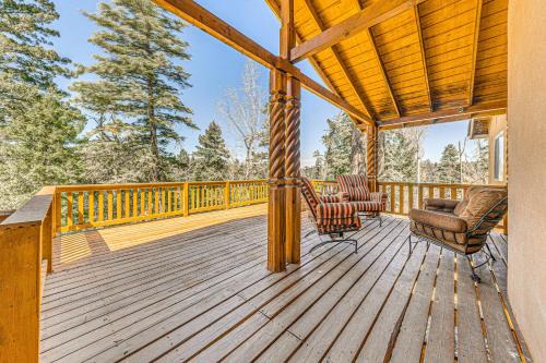 2 Mi to Dtwn Cloudcroft Home with Furnished Deck