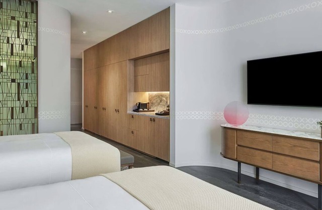 2 Modern Queen Rooms | SLS LUX w/Rooftop Pool, Tennis & Fine Dining