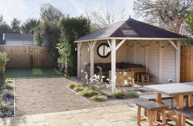 200-year-old village home with garden cabana