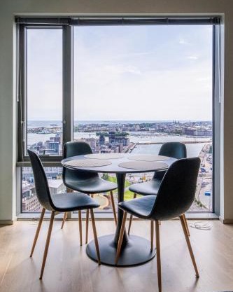 26th Floor Helsinki High Point 1 BDR Apartment with City View