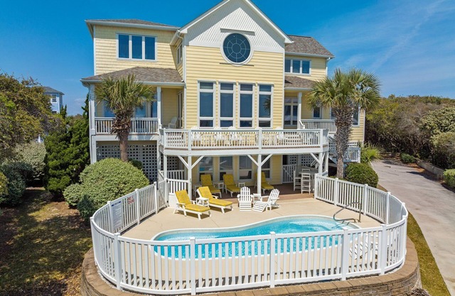 2nd Row Oceanview, private pool, elevator, golf cart, and easy beach access.