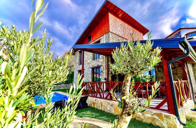 3+1 Private Pool-Heated Pool-Fireplace 6 Person Stone House in Sapanca Kuruçeşme