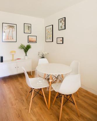 36 m2 2-room apartment, parking, fiber internet, near metro, Literie Bultex