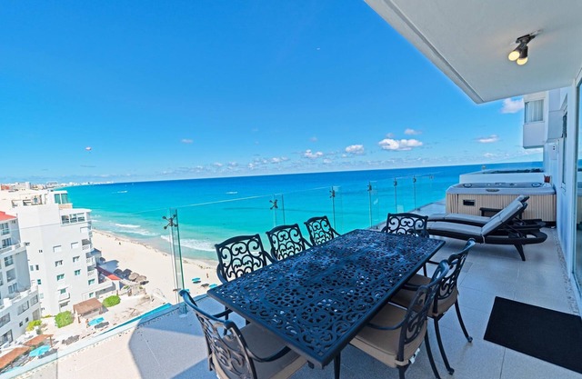 #3703-Tim’s Ocean Condos – Always Beachfront – Big Hot Tub on the Terrace!