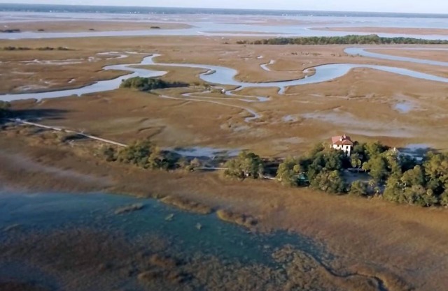5 Acre Estate with 7 Private Islands on Deep Water