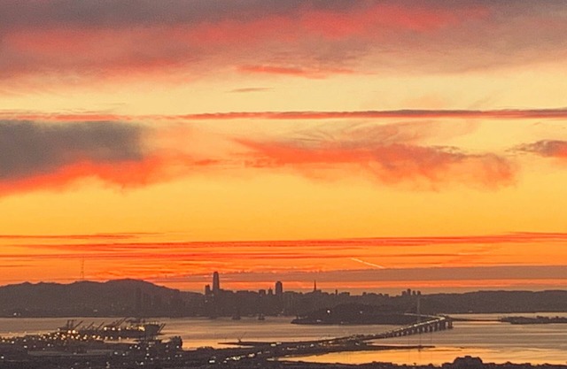 5-bdrm home in Oakland Hills, with sweeping views of San Francisco and GG Bridge