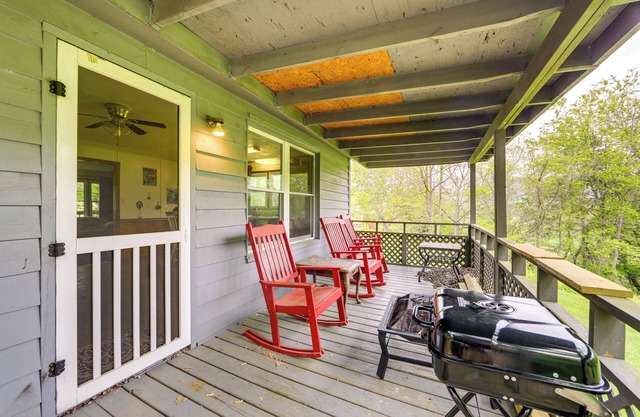 5 Mi to Lake Junaluska: Mtn Haven w/Deck!