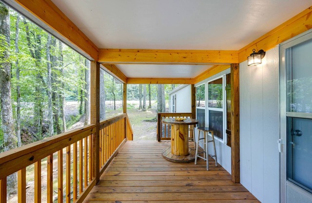 5 Minutes from Helen Modern 3/2 Creekside Cabin at Little Creek Cabins
