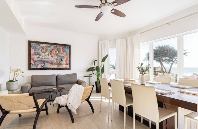 7 Bungalows | Steps to Pier + Beach | Ocean Views, Outdoor Bar, Firepit, Lounge
