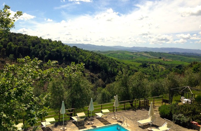 70s caravan tucked away in the Tuscan hills