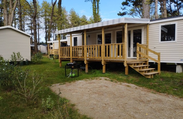 A 15 Minutes à Pied de la Plage, Loue Mobil Home 3 Pièces sur Camping 4
