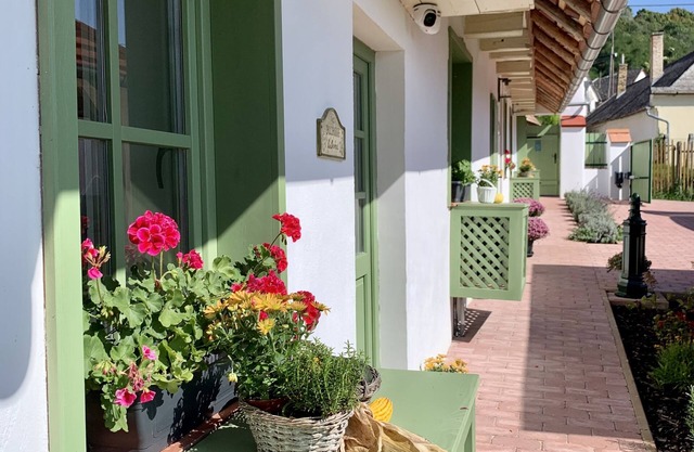 A 200-year-old cottage fully renovated near the 1000-year-old Pannonhalma Abbey