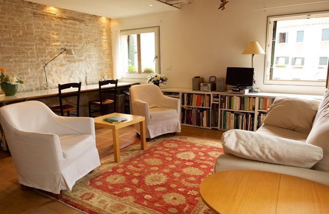 A bright charming apartment with a pleasant sight and refined details
