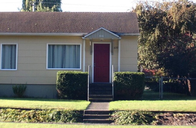 A cottage in the heart of Port Angeles across from timbered Jesse Webster park