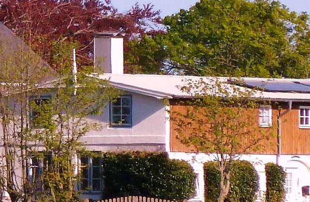A house in the village not far from the sea