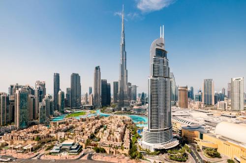 A-Living Prime 3BR Apartment with Burj Khalifa & Fountain View