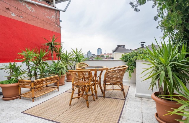 A Quiet and Green Penthouse in Cihangir
