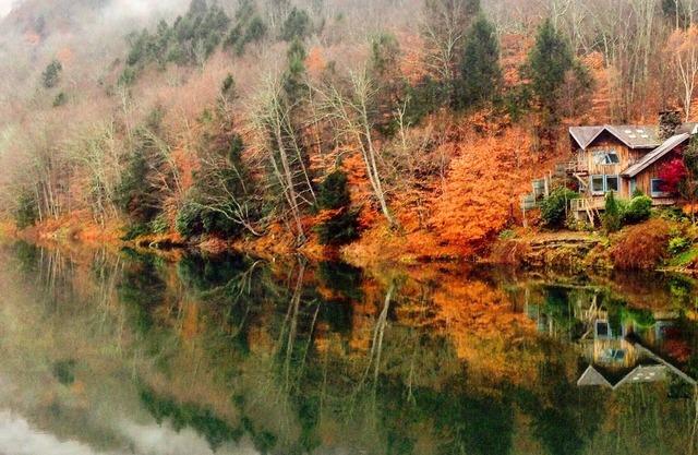 A river runs through it