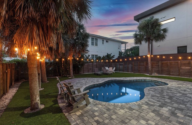 ☀️Across from beach-Private Pool-Barefoot Bungalow☀️
