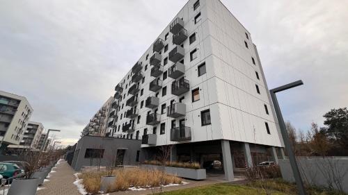 Air conditioned 1 room apartment with parking, new building, Ružinov
