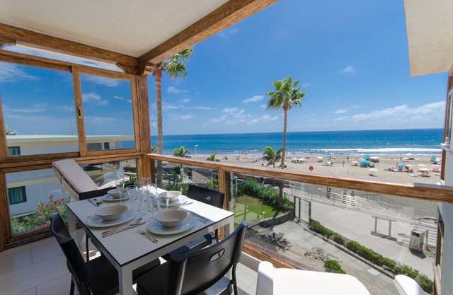 Air-conditioned two bedroom Beachfront apartment