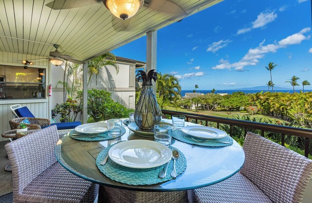 Aloha from Wailea Ekolu 803 – Relaxing, Ground-Level Retreat with Ocean Peeks