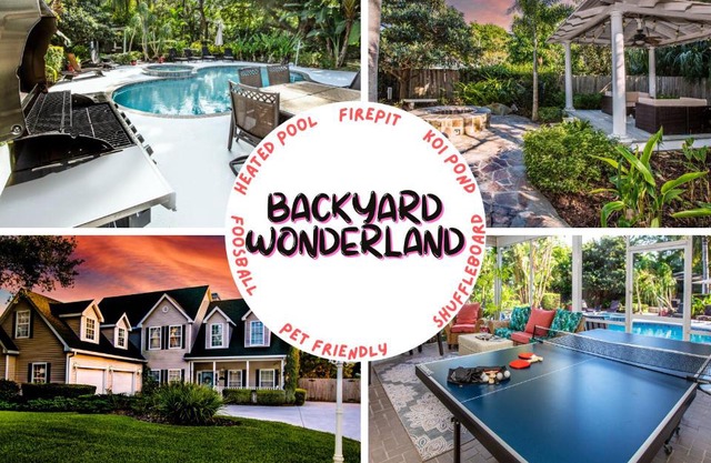 Amazing Backyard Paradise, Heated Saltwater Pool & SPA, 8 mins to Anna Maria Island & 10 mins to IMG
