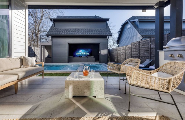 Amenities! Pool, Hot Tub, Theater, Outdoor kitchen, Pool House
