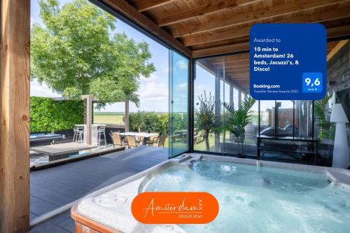 Amsterdam Group Stay - Jacuzzi, Sauna & Cinema