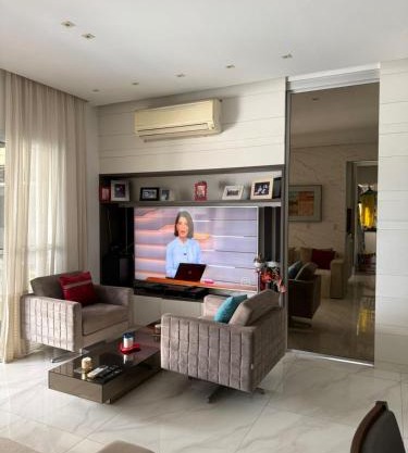 Apartamento completo com 3 SUÍTES - Piscina, Academia, Varanda Gourmet com uma vista privilegiada - Hospedagem à altura da COP30