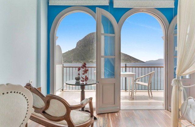 Apartment 'Afroditi with Sea View Balcony' with Private Terrace, Wi-Fi and Air Conditioning