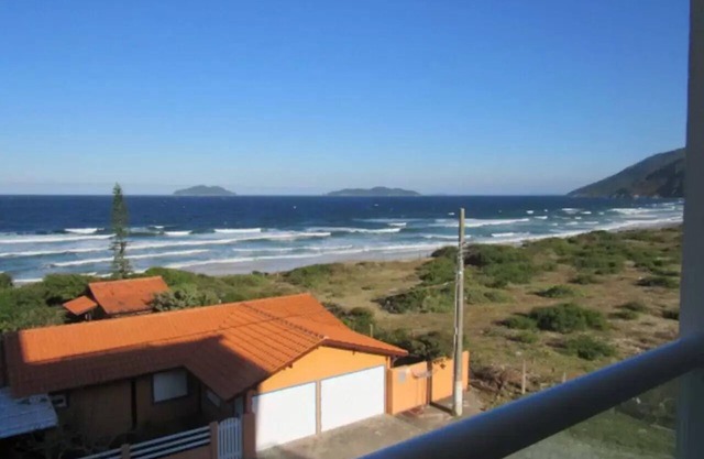 Apartment facing the sea with hydromassage Azores beach, Floripa