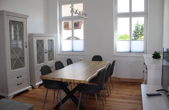 Apartment 'Ferienwohnung Eg Links - Lychen' with Lake View, Shared Terrace and Wi-Fi