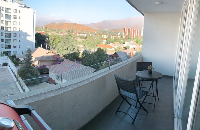 Apartment in Las Condes, one block from the Hernando Magallanes subway station.