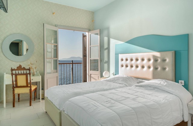 Apartment 'Sapfo Double Or Twin Sea View' with Shared Garden, Wi-Fi and Air Conditioning