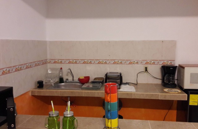 Apartment studio with kitchen, close to the sea, secure area, beach in the area