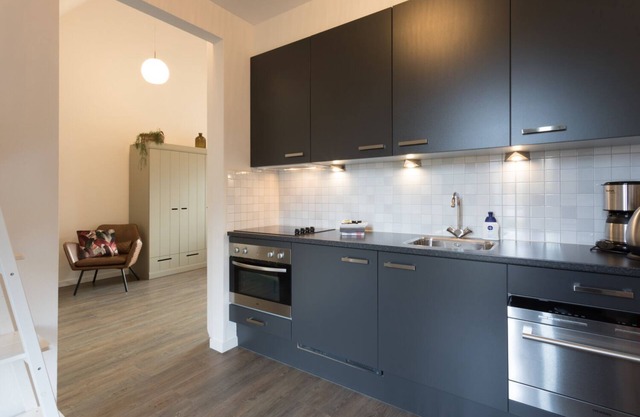 Apartment with balcony on the sunny side, close to nature and beach.