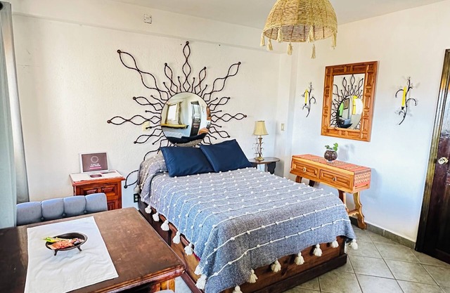 Apartment with kitchenette, garden and panoramic view
