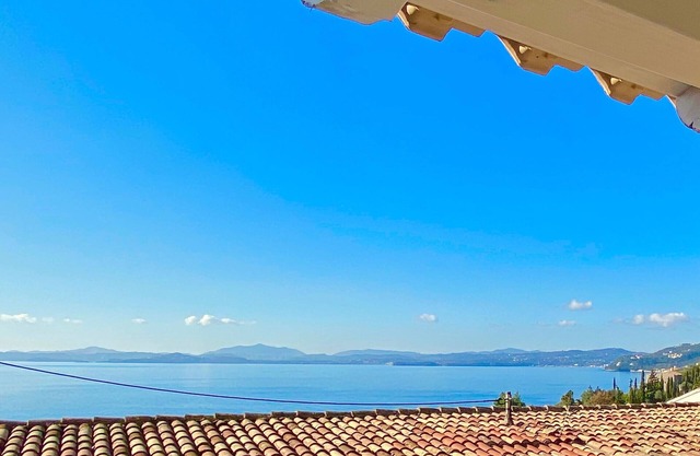 Apatament Nissaki Suite Artemis for 4 persons, with sea view in Corfu.