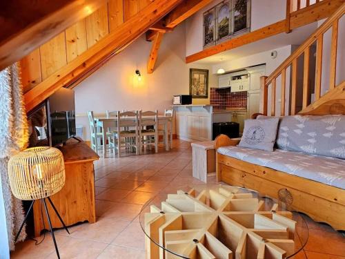 Appartement Duplex Confortable a Saint Gervais les Bains Balcon