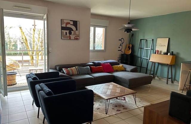 Appartement 85m2 vue sur le Parc de la Tête D'or