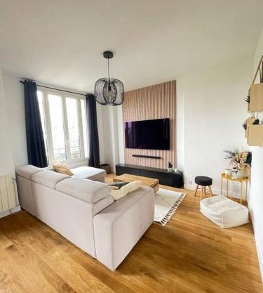 Appartement chaleureux et lumineux en plein centre, à 10 min du RER