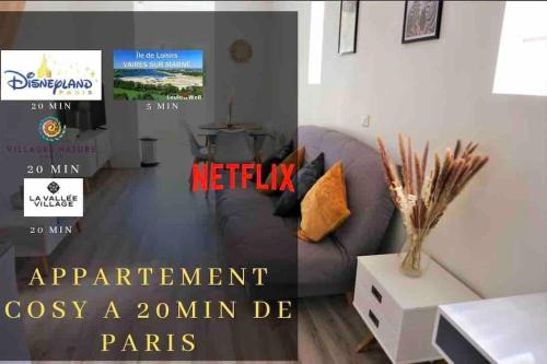 Appartement duplex proche Disney et PARIS