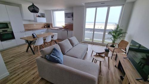 Appartement face mer à Malo avec parking privé