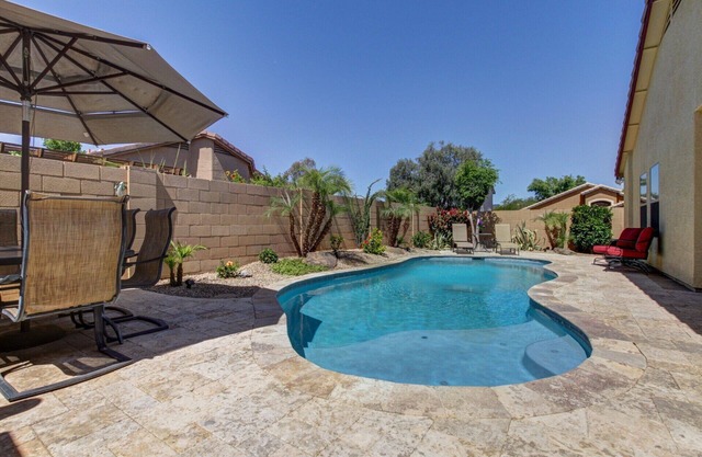 APRIL FLASH SALE ! Private Pool Oasis, South Facing Corner Lot, Remodeled Home.