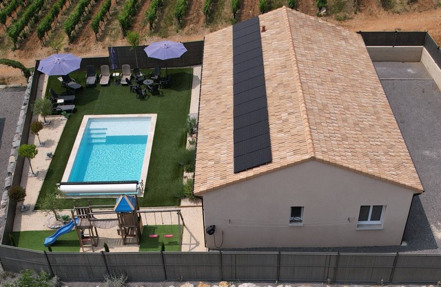 Ardèche, Villa Olympe air-conditioned heated swimming pool