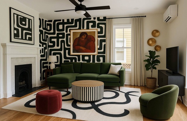 Art Deco Apartment in Historic Hospitality House