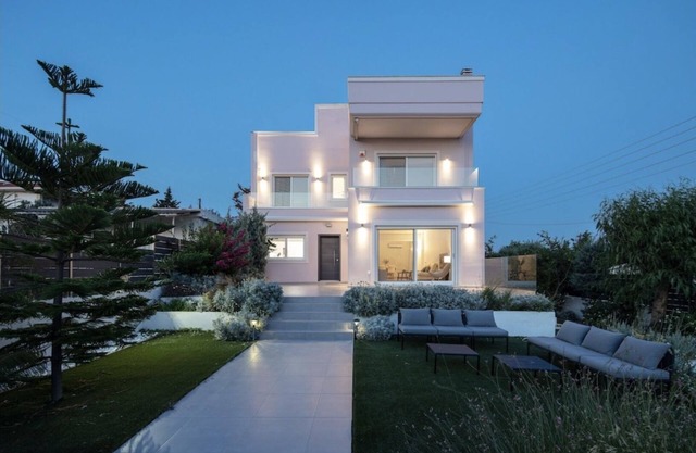 ATHENS RIVIERA/Grand Panoramic Villa I Lagonissi./PEACEFUL/VIEW OF SEA & SUNSET